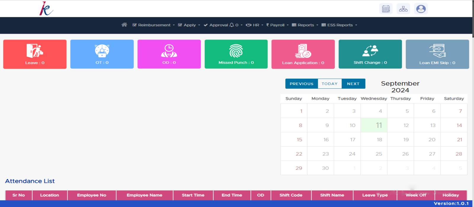 Knot-hr dashboard